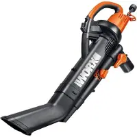 WORX WG505E Trivac: 3000W blaasmachine, 3-in-1 (blazer/stofzuiger/mulcher), 335 km/u
