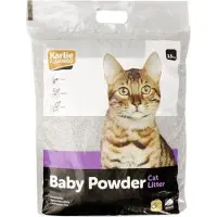 Flamingo Zzz Karlie Kattenbakvulling Met Babypoeder Geur 15 KG