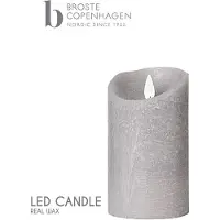 Broste Copenhagen LED Candle Real Wax - 23 x Ø7.5 cm
