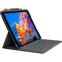 Logitech Slim Folio Apple iPad Air (2019) Toetsenbord Hoes AZERTY