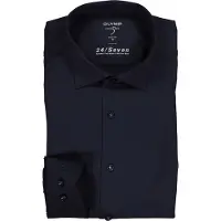 Olymp Lvl 5 Overhemd 24/Seven Marine Blauw