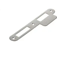 Intersteel Sluitplaat DIN links met korte lip tbv dag- en nacht schoot - RVS