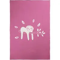 Briljant Baby Ledikantdeken - 100x150 cm - Jungle Dusk Pink