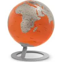 Atmosphere Globe Iglobe Orange 25cm Diameter Metaal/chroom