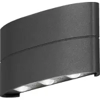 Konstsmide Chieri Wand XL Antraciet 6 Lichtpunten