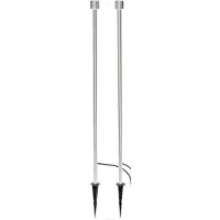 Konstsmide 7965-000 Spot Light Staande LED-buitenlamp Energielabel: G (A - G) Set van 2 stuks LED LED vast ingebouwd 6 W Aluminium