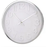 Valetti 40,5 cm zilver wandklok