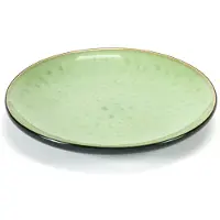 Serax Pure sideplate ø 16,2 cm keramiek aquagroen zwart
