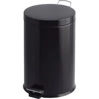 Brabantia - Pedaalemmer 3 liter - Steel - zwart - Prullenbak