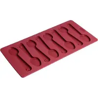 Lurch Rood Flexiform Bakvorm Theelepel - 8 stuks