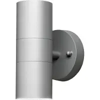 Konstsmide Modena, aluminium met grijze coating, helder glas, reflector, modelnummer 7571-300