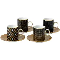 Wedgwood - Gio Gold - Espressokop&schotel s/4 Accent