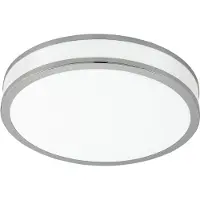 Eglo Palermo 2 - Wand/Plafondlamp - 1 Lichts - Ø41 cm - Wit, Chroom