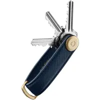 OrbitKey 2.0 saffiano leather oxford navy