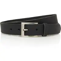 Timbelt Leren Riem 3 cm Zwart