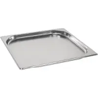 Vogue Gastronormbak Vogue, RVS, GN 2/3, 20mm diep