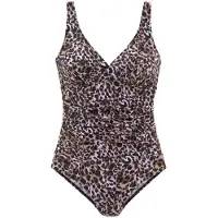 LASCANA Badpak bruin / zwart / wit