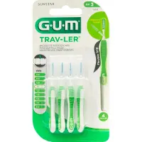 Gum 3x Gum Trav-ler Ragers Groen 1.1mm Blister À 4 Stuks