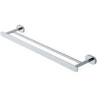 Eastbrook Salerno messing handdoekbeugel dubbel chroom 50cm