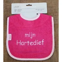 Funnies Roze slab met "Mijn hartedief"