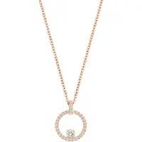 Swarovski Collier Creativiteit Cirkel - Roze - Metaal - 38 cm - Vrouw