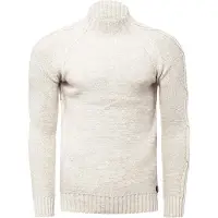 Rusty neal Chunky effen kleur trui met hoge kraag