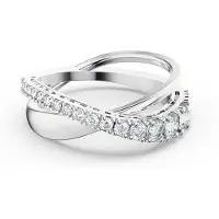 Swarovski Rows ring met kristal