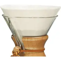 Chemex koffiefilters 6-10 kops voorgevouwen wit 100 stuks