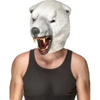 Vegaoo Enge beer masker voor volwassenen