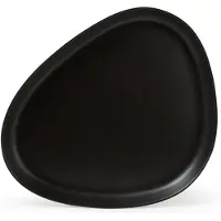 Lind DNA Bord Stoneware Platter Plate Black
