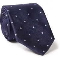 Profuomo Originale Stropdas donkerblauw, Stippen