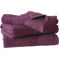 De Witte Lietaer Douchelakens De Witte Lietaer Helene Beet Red (set van 3) (70 x 140 cm)