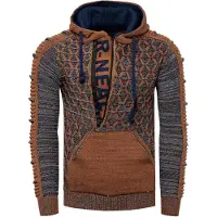 Rusty neal Trui camel / zwart