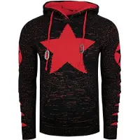 Rusty neal Grof gebreide hoodie