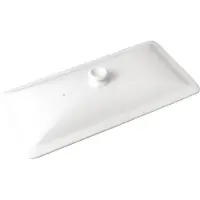 Olympia Witte GN 1/3 deksel Porselein