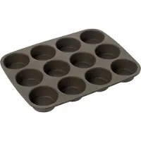 Lurch Flexi-Form Amerikaanse muffinvorm - bruin - 12 stuks