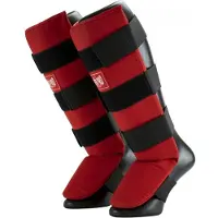 Super Pro Combat Gear Scheenbeschermer Savior Rood/Wit Small