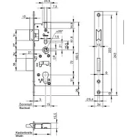 Bouwsales Wilka Smalslot RVS 1472-40 PC 72 mm LS / RS
