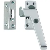 Axa Raamsluiting met nok drukknop afsluitbaar rechts opbouw F1 3320-51-91/6