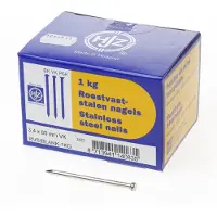 Hoenderdaal Draadnagel Rvs-A2 Vk 3.4X65 | 1 kg - 8003.30.01710
