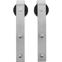 Intersteel | Set van 2 hangrollen Basic | 29mm | RVS Geborsteld