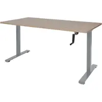 Schaffenburg Dextro Slinger Zit-sta-bureau Rechthoekig Kersen T-Voet 1.800 (B) x 800 (D) x 705 (H) mm Melamine