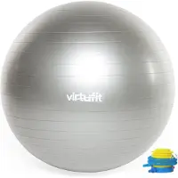 VirtuFit Anti-Burst Fitnessbal Pro - Gymbal - Swiss Ball - met Pomp - Zwart - 65 cm