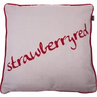 In the Mood kussen Melange 50 x 50cm - - Strawberry red