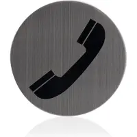 GPF bouwbeslag GPF Pictogram Telefoon rond 75mm zelfklevend