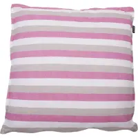 In the Mood Melange Streep Small - Sierkussen - Fuchsia - 50x50 cm