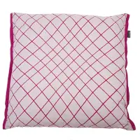 In the Mood Melange Raster - Sierkussen - Fuchsia - 50x50 cm