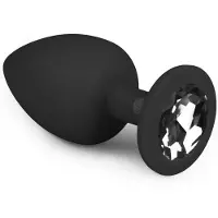 Easytoys Anal Collection Diamond Plug Groot - Zwart
