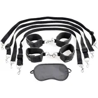 Pipedream Fetish Fantasy Bondage - Boeien Cuff & Tether Set zwart