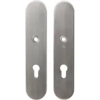 GPF bouwbeslag GPF VH-schilden SKG*** 248x52mm afgerond binnen/ buiten PC92